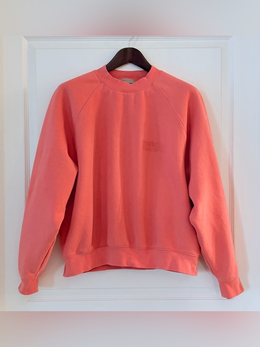 Fear of God Coral Pink Crewneck Sweatshirt